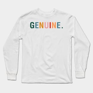 Genuine Long Sleeve T-Shirt